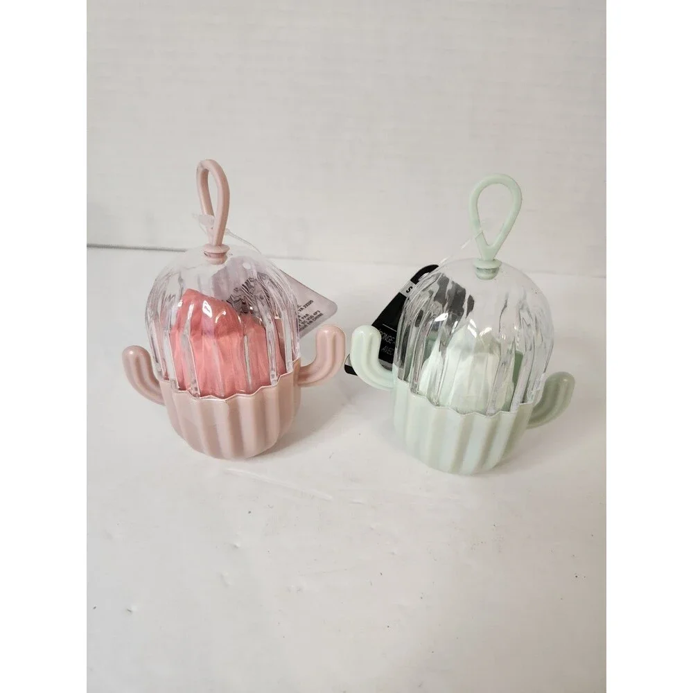 Lot Of 2 Sassy + Chic Makeup Sponges And Cases